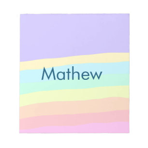 simple initial letter monogram add your name lett notepad