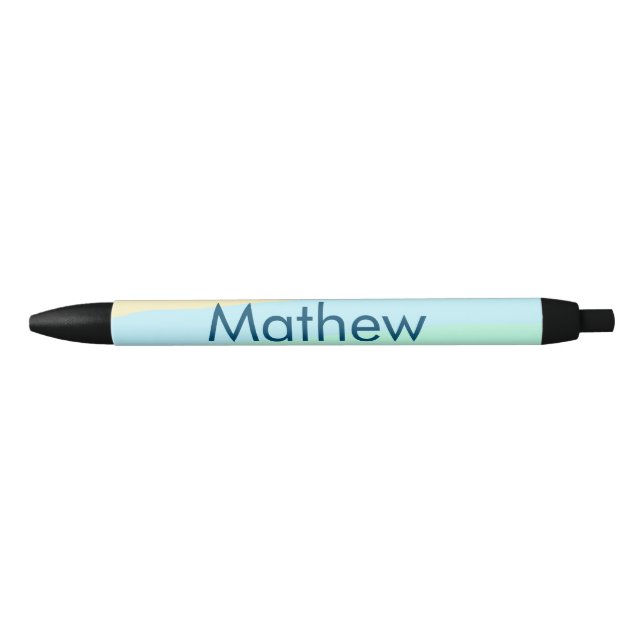 simple initial letter monogram add your name lett  pen (Front)