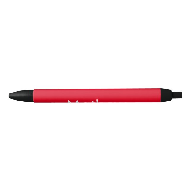 simple initial letter monogram add your name lett  pen (Front)