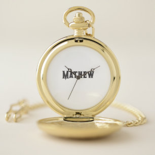 simple initial letter monogram add your name lett  pocket watch