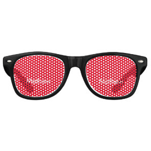 simple initial letter monogram add your name lett  retro sunglasses