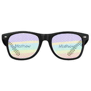simple initial letter monogram add your name lett retro sunglasses
