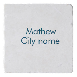 simple initial letter monogram add your name lett  trivet