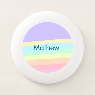 simple initial letter monogram add your name lett Wham-O frisbee