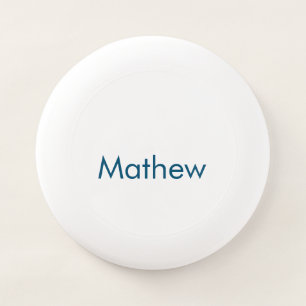 simple initial letter monogram add your name lett Wham-O frisbee