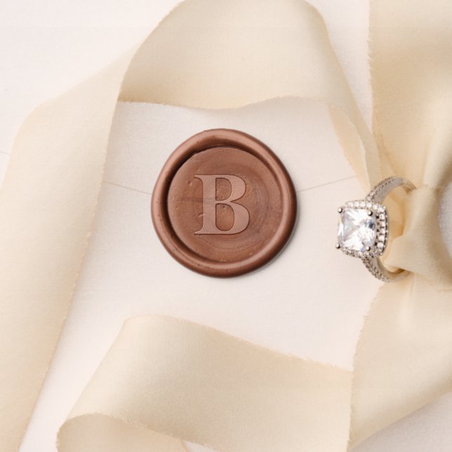  Simple Initial Monogram Wax Seal Stamper (Insitu (Wedding))