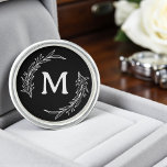 Simple Initial Monogrammed Botanical For Groomsmen Cufflinks<br><div class="desc">Make your groomsmen feel extra special with these personalized cufflinks featuring their own monogram. The Simple Initial Monogrammed Botanical design adds a touch of class to any suit and is perfect for weddings or special occasions.</div>