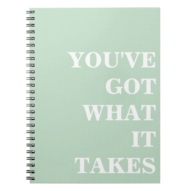 Simple Inspirational Notebook (Front)