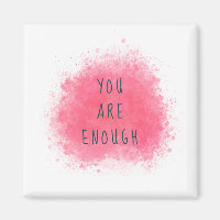 Simple Inspiring You Are Enough Affirmation Quote