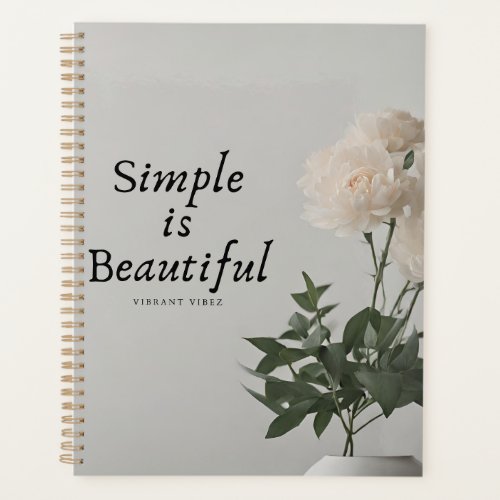 Simple is Beautiful Planner 