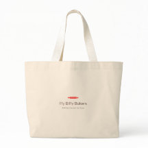 Simple Itty Bitty Bakers Logo Tote Bag