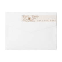 Skinny Wrap Return Address Labels | Zazzle