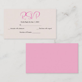 simple japanese cherry blossom rsvp card