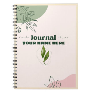 SIMPLE JOURNAL WITH YOUR NAME