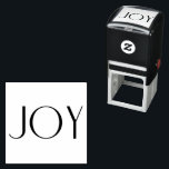 Simple Joy Christmas Holiday DIY Scrapbooking  Self-inking Stamp<br><div class="desc">Joy rubber stamp in sans serif lettering. Perfect for diy projects such as card making,  stamping photos for memory keeping and more.</div>