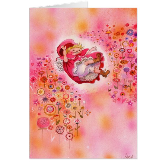 Simple joys- Happy Flower Afternoon Greeting Card