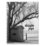 Simple Joys Notebook at Zazzle