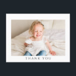Simple Kids Birthday Thank You Post Card<br><div class="desc">say think you with this Simple and sweet Kids Birthday Thank You Post Card</div>