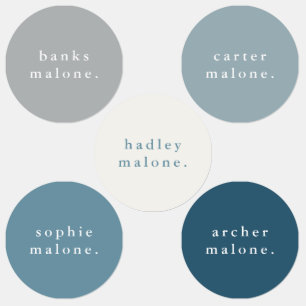 Simple Kids Name Waterproof Clothing Labels