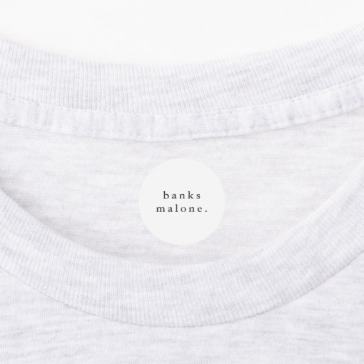 Simple Kids Name Waterproof Clothing Labels Zazzle