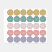 Simple Kids Name Waterproof Clothing Labels | Zazzle
