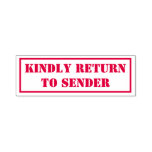[ Thumbnail: Simple "Kindly Return to Sender" Rubber Stamp ]