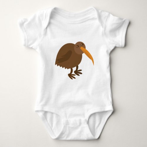 Simple KIWI Bird Baby Bodysuit