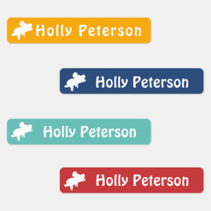 Simple Koala Childs Clothing Name Tag Kids' Labels