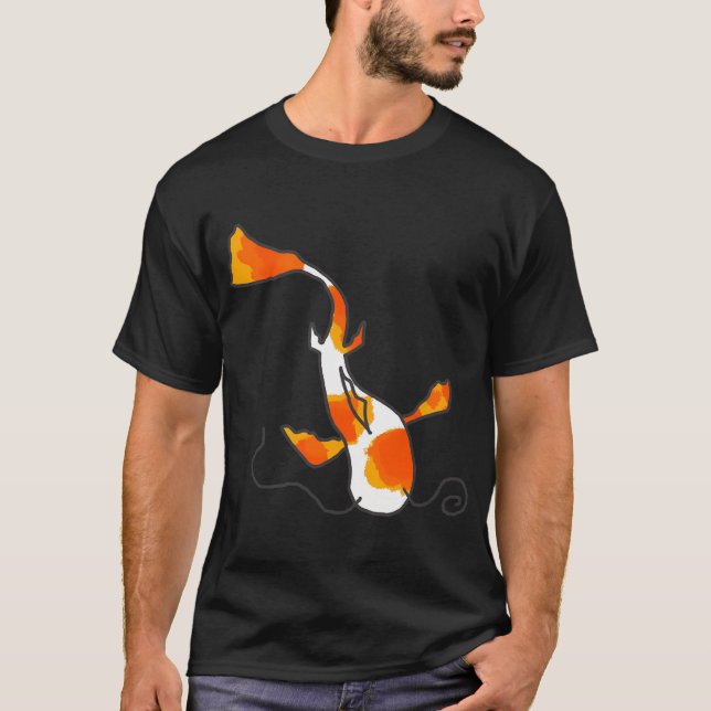 Simple Koi Design T-Shirt (Front)