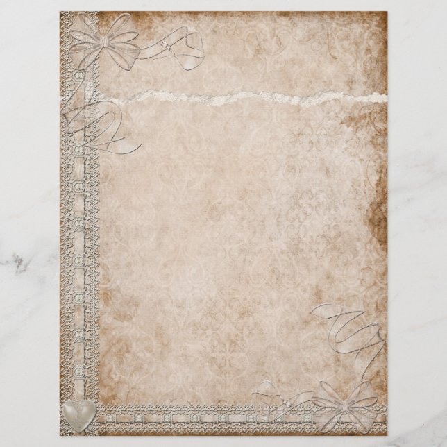 Simple Lace Letterhead (Front)