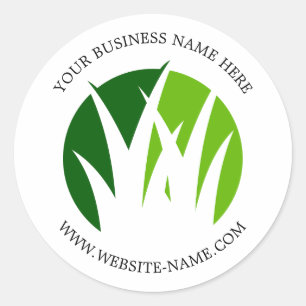 Simple Landscaping Logo Sticker