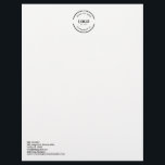 Simple LARGE Business logo customizable  Letterhead<br><div class="desc">Elevate your business correspondence with this Customizable Professional Business Logo Letterhead. Designed with simplicity and elegance in mind, this letterhead allows you to personalize it with your company's logo, name, and contact details. Perfect for creating a cohesive and professional brand image, it’s ideal for official documents, business letters, and client...</div>
