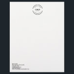 Simple LARGE Business logo customizable  Letterhead<br><div class="desc">Elevate your business correspondence with this Customizable Professional Business Logo Letterhead. Designed with simplicity and elegance in mind, this letterhead allows you to personalize it with your company's logo, name, and contact details. Perfect for creating a cohesive and professional brand image, it’s ideal for official documents, business letters, and client...</div>