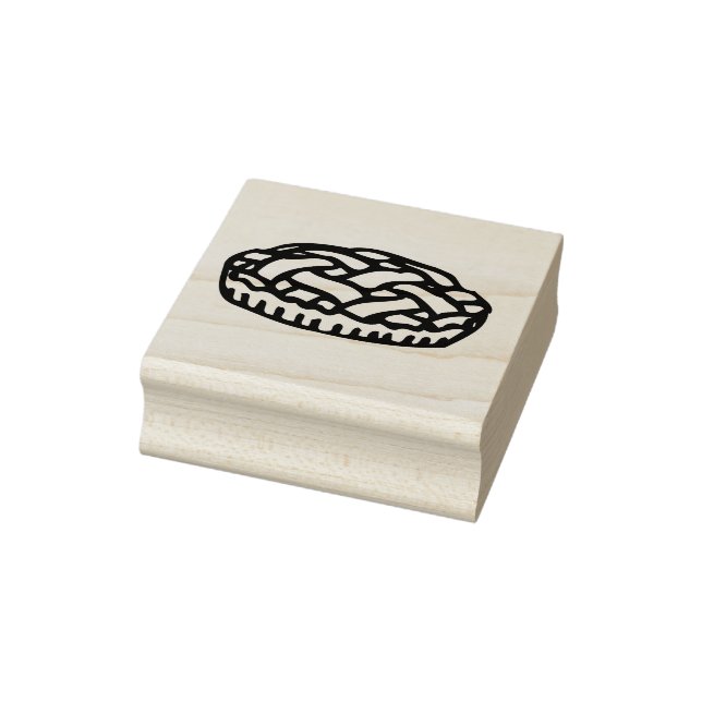 Simple Lattice Pie Art Stamp (Stamp)