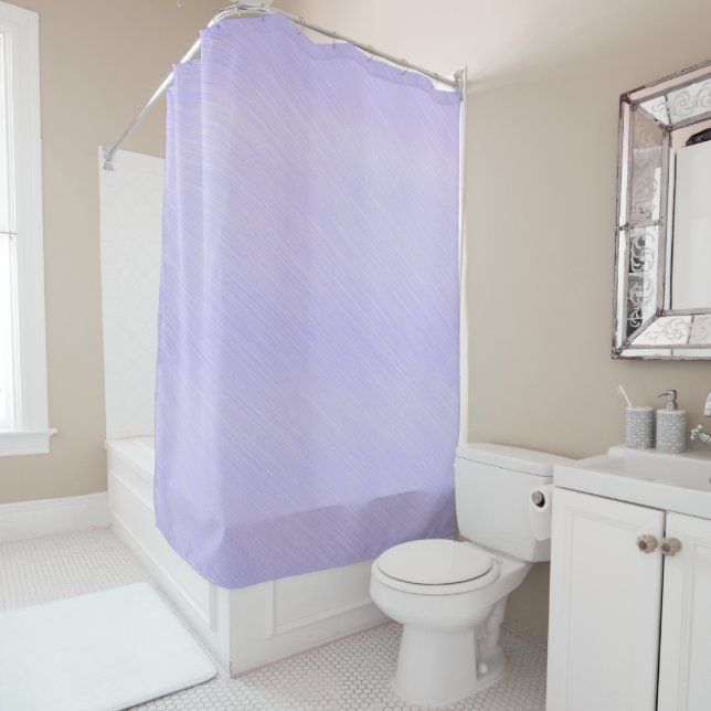 Simple Lavender Shower Curtain (In Situ)