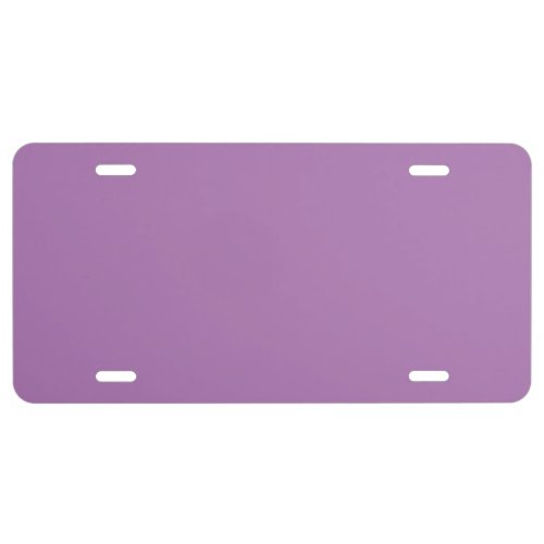 Simple Lavender Solid Color License Plate