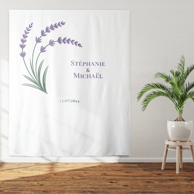 Simple Lavender Wedding Photo Booth Backdrop (Simple Lavender Wedding Photo Booth Backdrop)