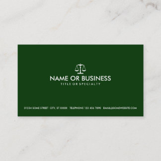 simple law business card