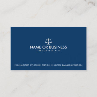 simple law business card
