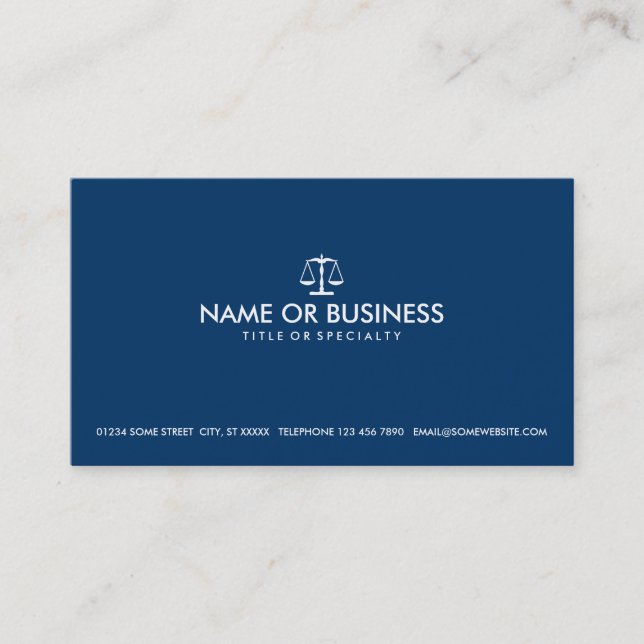 simple law business card (Front)