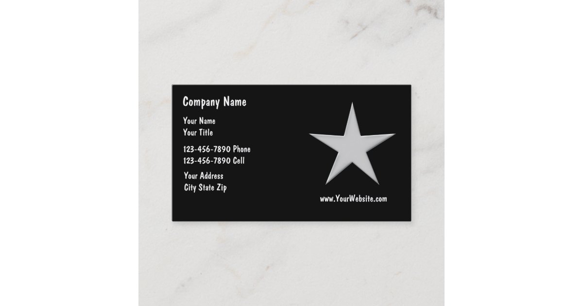 Simple Law Enforcement Business Cards