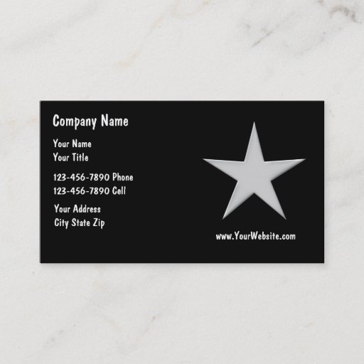 Customizable Simple Law Enforcement Business Cards