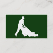 simple lawn mowing business card (Back)