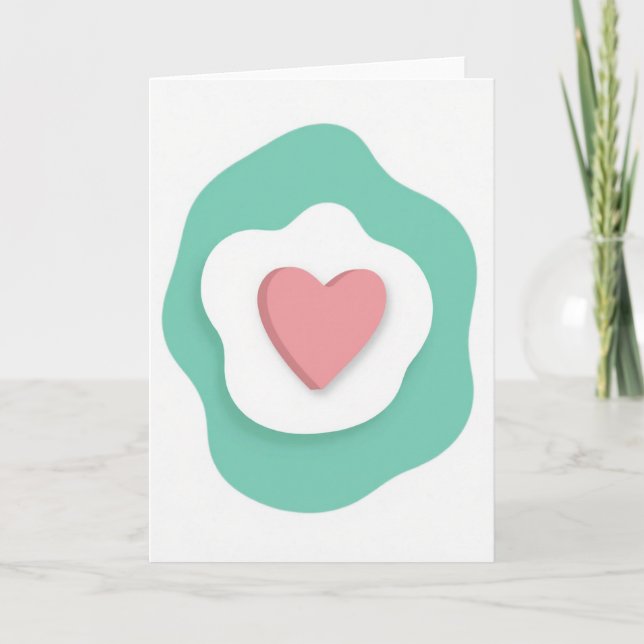 Simple Layered Heart Card (Front)