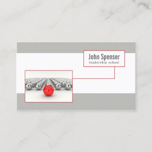 Simple Leadership School Business Card
