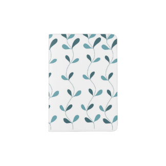 Simple, leafy design by Madiklemm Passport Holder