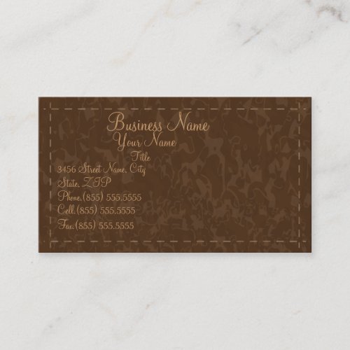 Simple Leather Business Card