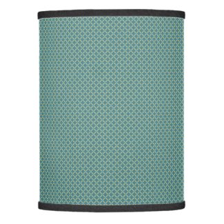 Simple leaves pattern in blue lamp shade