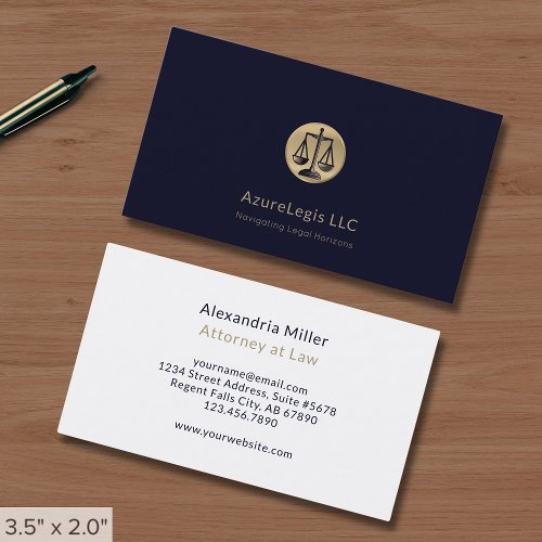 Simple Legal Services Business Card - Product | North Red Vine