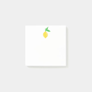 Simple Lemon Sticky Note Pad